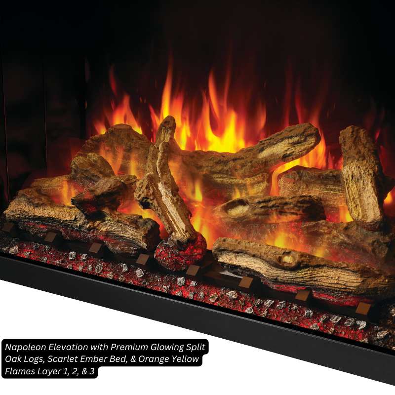 Napoleon Elevation 36" Traditional Electric Fireplace - view 16