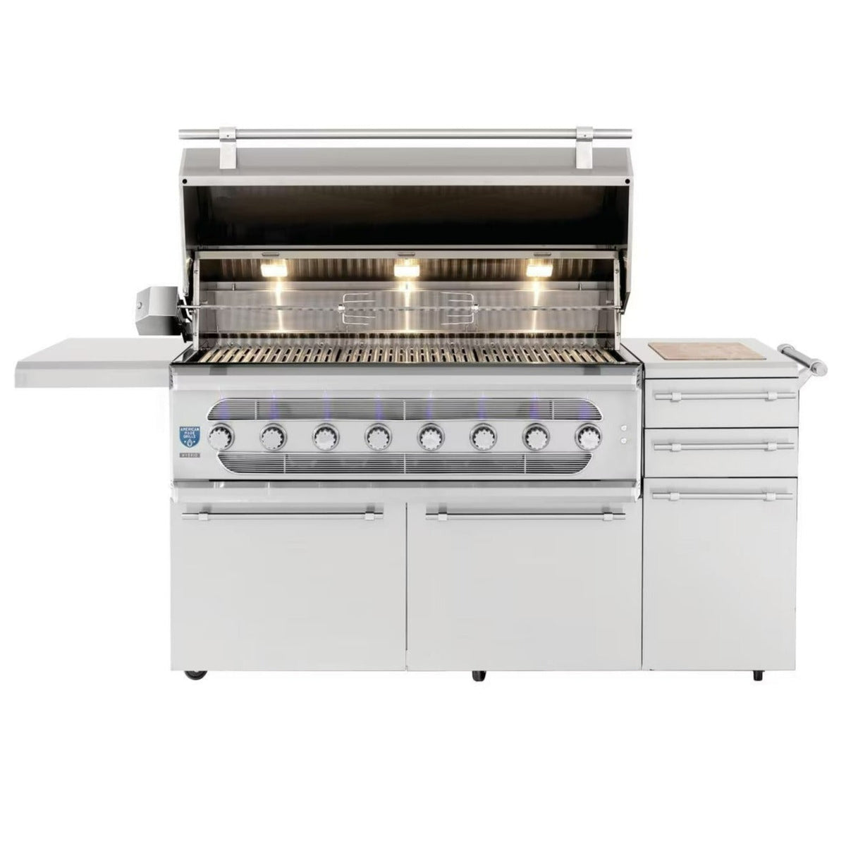 American Made Grills Muscle 54-Inch Freestanding Hybrid Grill - Natural Gas - MUSFS54-NG - view 3