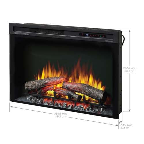 Dimplex XHD33L Nova 33" Plug-In Electric Firebox w/ Logs - view 2