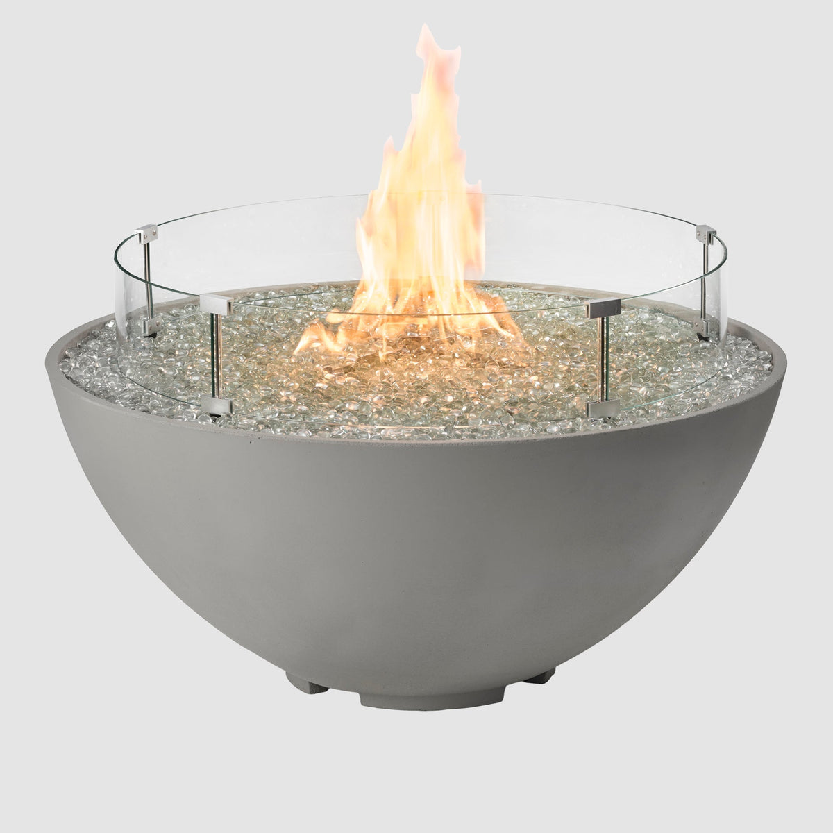 The Outdoor GreatRoom Cove Edge Round Gas Fire Pit Bowl 42" - view 12