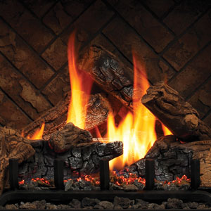 Kingsman ZCV42 Zero Clearance Direct Vent Gas Fireplace, Ceramic Glass (ZCV42NH)