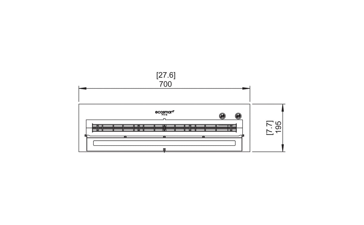 EcoSmart Fire XL700 Ethanol Burner - view 8