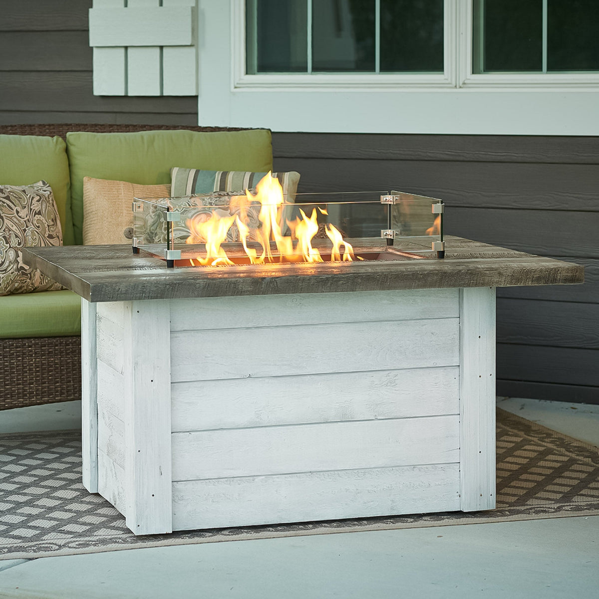 Outdoor GreatRoom Alcott Fire Table Protective Cover – view 2