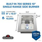 Napoleon Built-in 700 Series Single Range Top Burner – view 15
