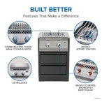 Napoleon Built-in 700 Series Dual Range Top Burner (BIB18RTPSS) – view 17