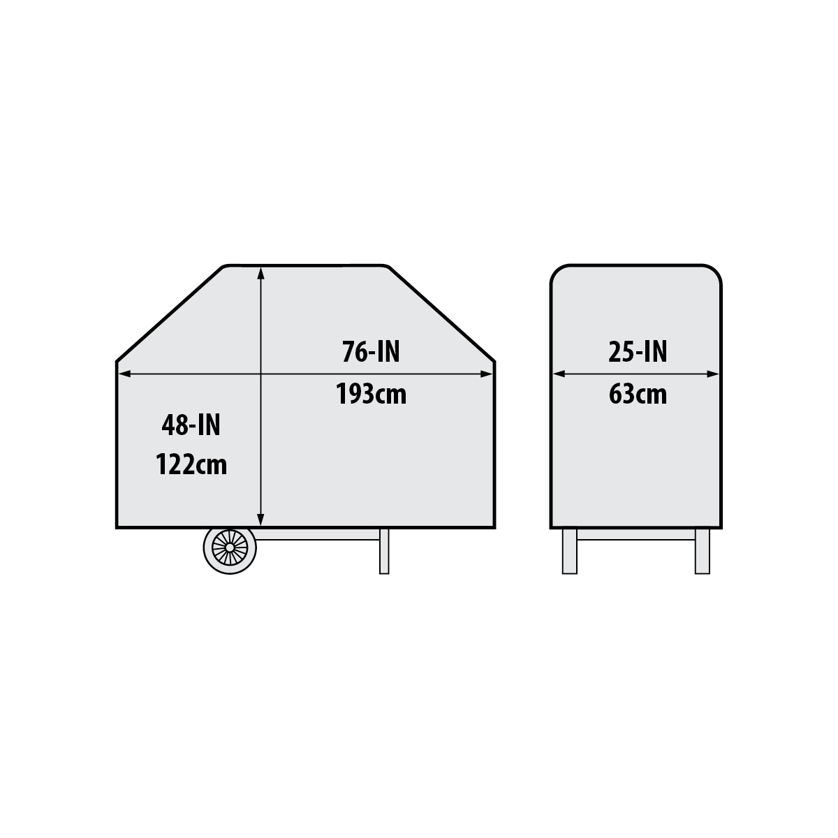 Broil King 76" Premium Pvc Polyester Cover – view 6