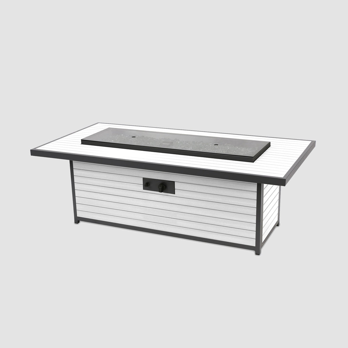 Outdoor GreatRoom Kenwood and Brooks Linear Chat Height Gas Fire Pit Table – view 6