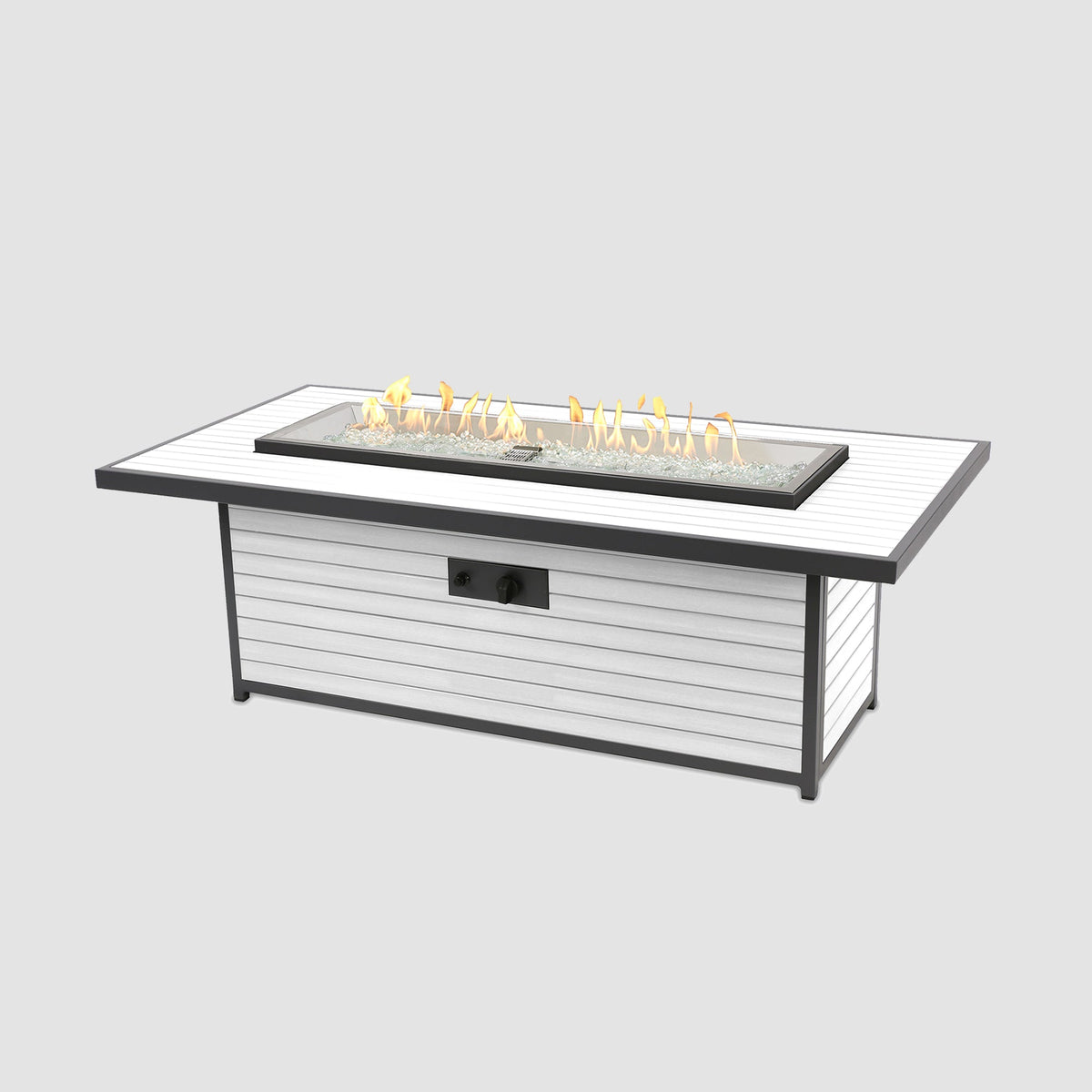 Outdoor GreatRoom Kenwood and Brooks Linear Chat Height Gas Fire Pit Table – view 4