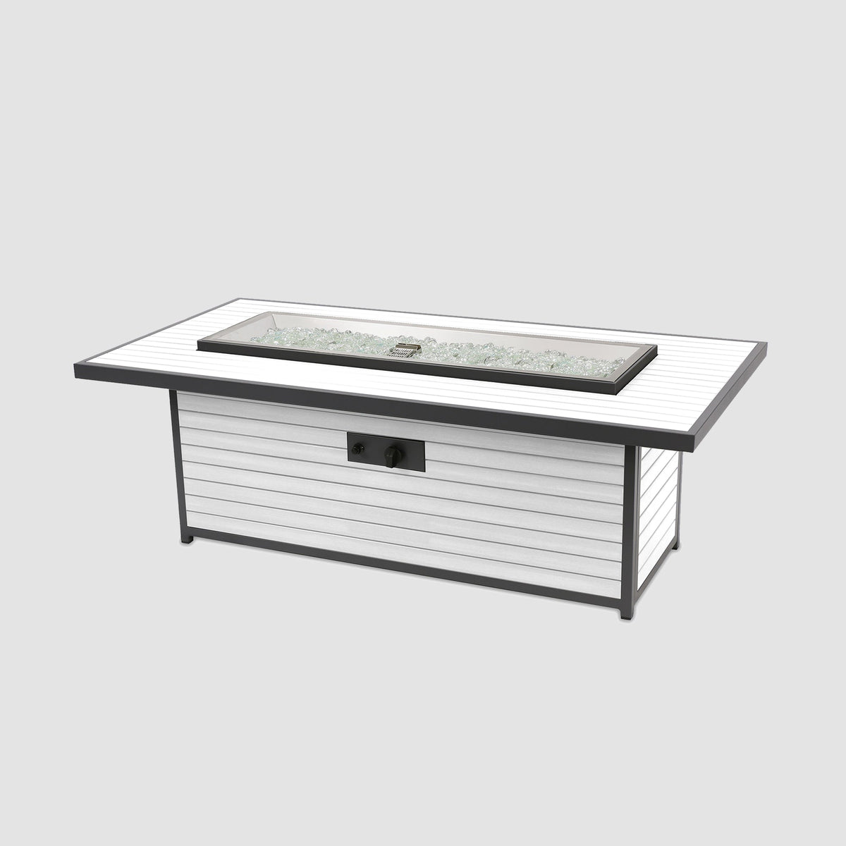 Outdoor GreatRoom Kenwood and Brooks Linear Chat Height Gas Fire Pit Table – view 5