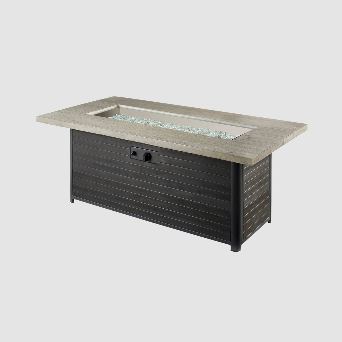 Outdoor GreatRoom Cedar Ridge Linear Gas Fire Pit Table – view 2