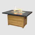 Outdoor GreatRoom Darien Rectangular Gas Fire Pit Table 42"