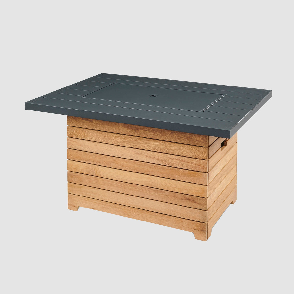 Outdoor GreatRoom Darien Rectangular Gas Fire Pit Table 42" – view 13