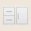 Summerset 2-Drawer and Access Door Combo