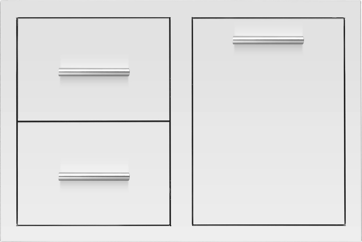 Summerset 33" 2-Drawer & Trash or LP Tank Pullout Drawer Combo – view 5