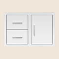 Summerset 33" 2-Drawer and Access Door Combo w/ Masonry Frame