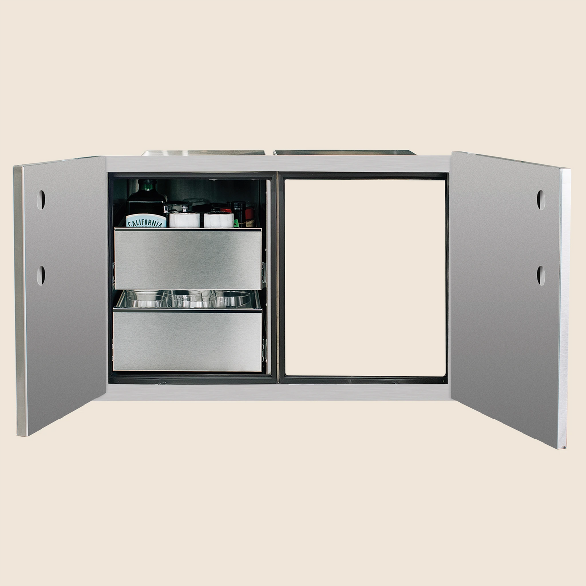Summerset 36" 2-Drawer Dry Storage Pantry & Access Door Combo – view 6