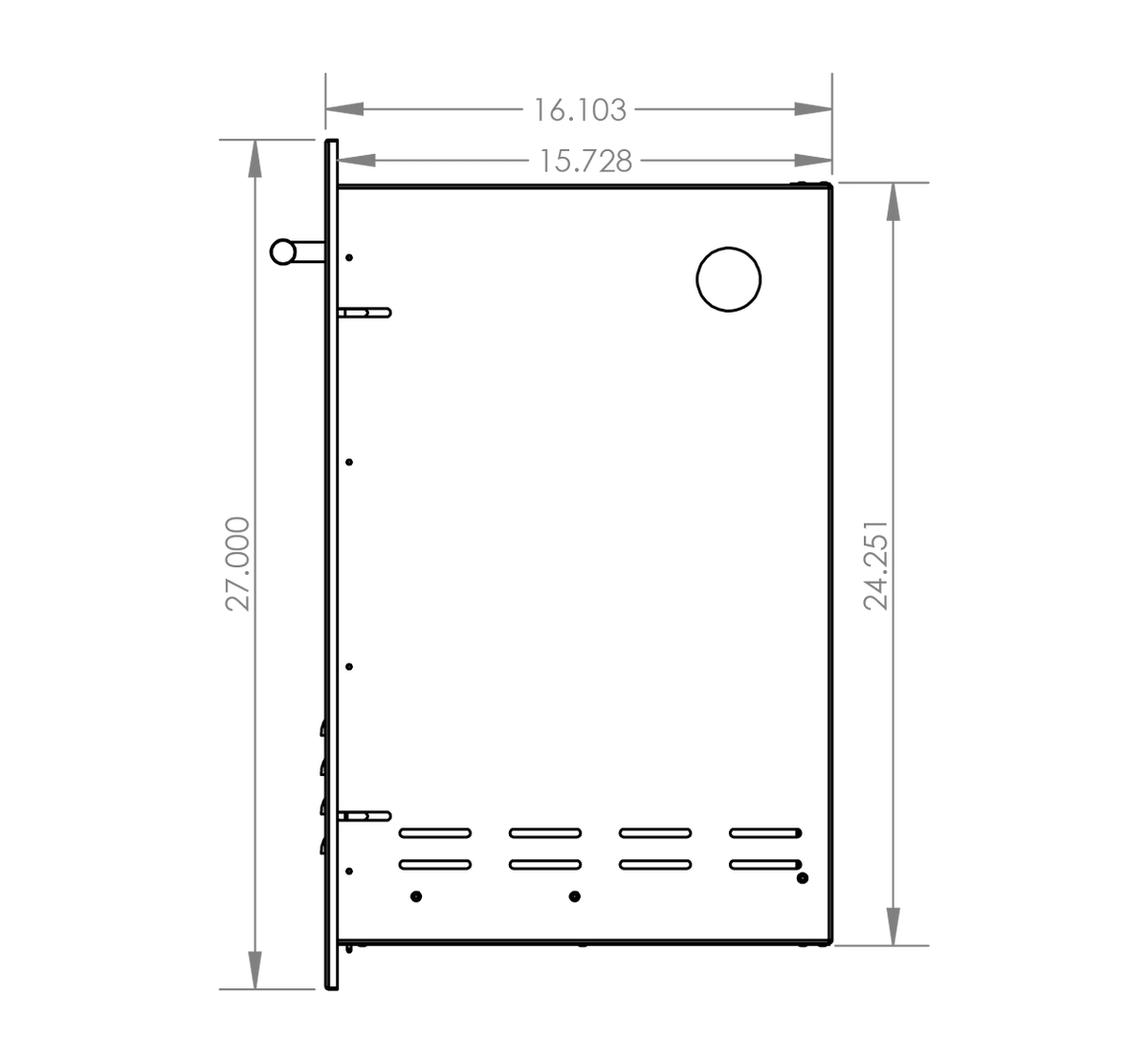 Summerset 20" Vented Liquid Propane Tank or Trash Pullout Drawer – view 13
