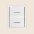 Summerset 17" Double Drawer w/ Masonry Frame