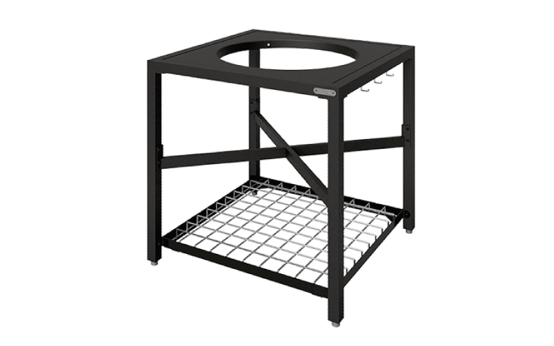 Big Green Egg Large EGG Frame with stainless grid insert for Modular Nest System
