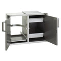 Fire Magic Double Doors with Trash Tray & Dual Drawers