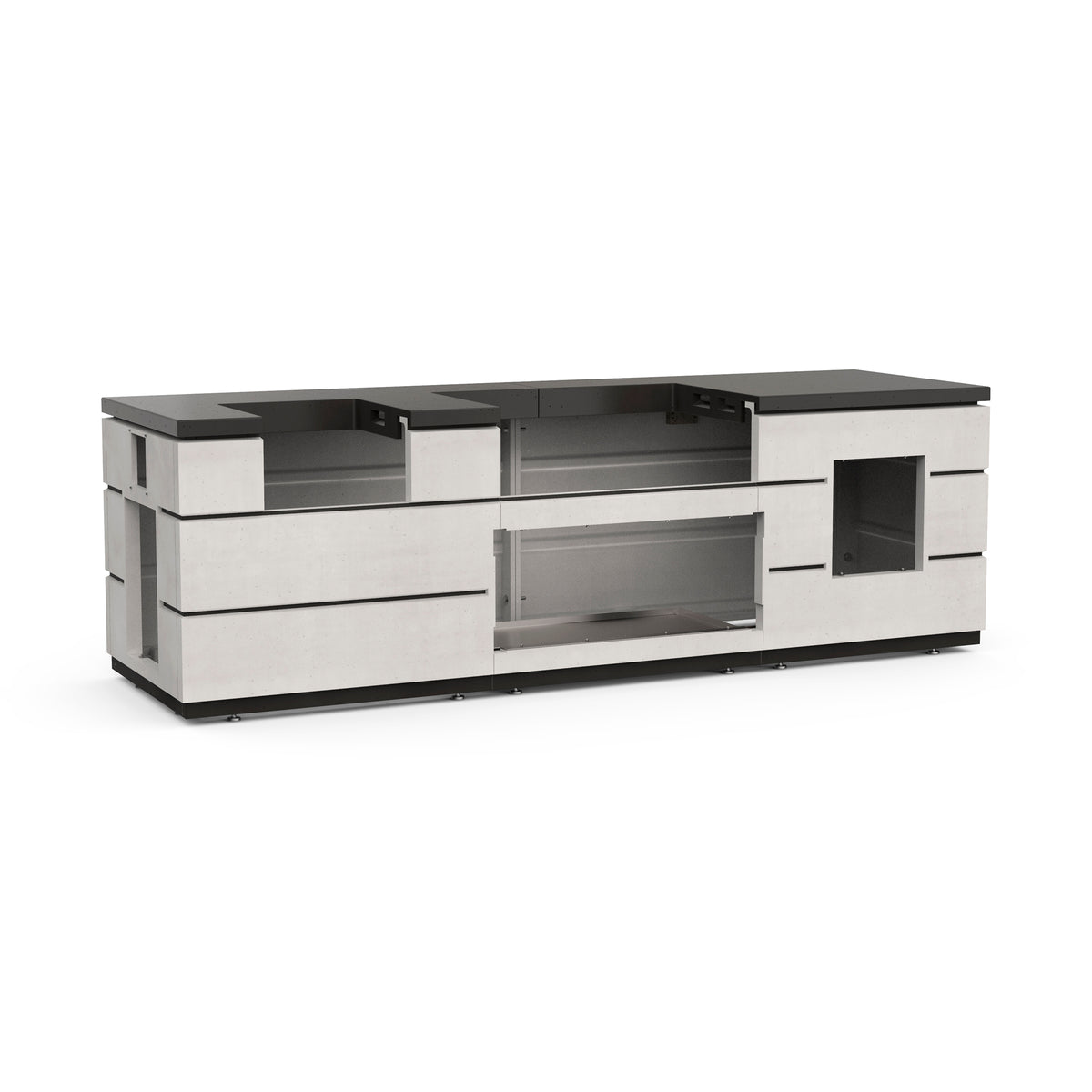 Fire Magic Contemporary Island System With Double Drawer