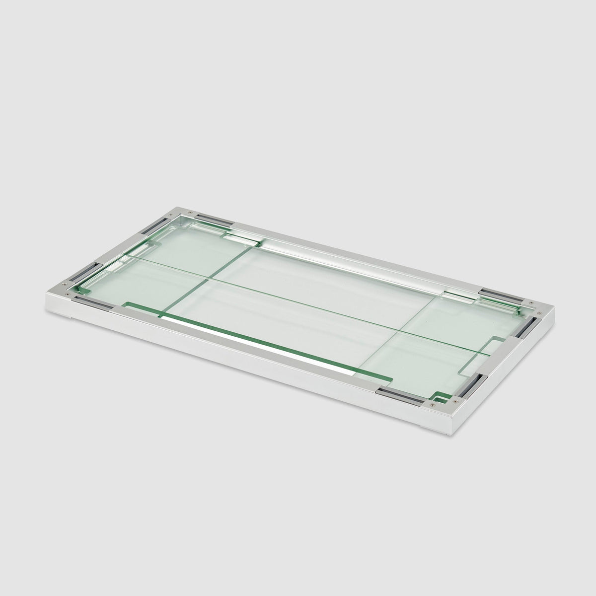 Outdoor GreatRoom Rectangular Folding Glass Wind Guard – view 2