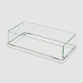 Outdoor GreatRoom Rectangular Folding Glass Wind Guard