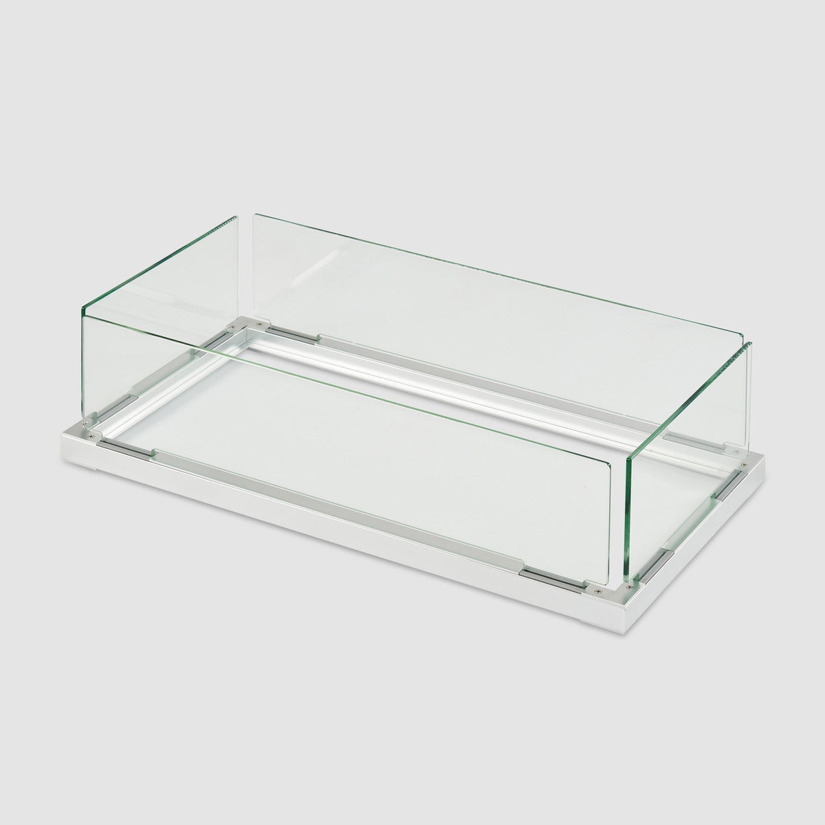 Outdoor GreatRoom Rectangular Folding Glass Wind Guard