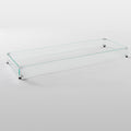 Outdoor GreatRoom Linear Glass Wind Guard
