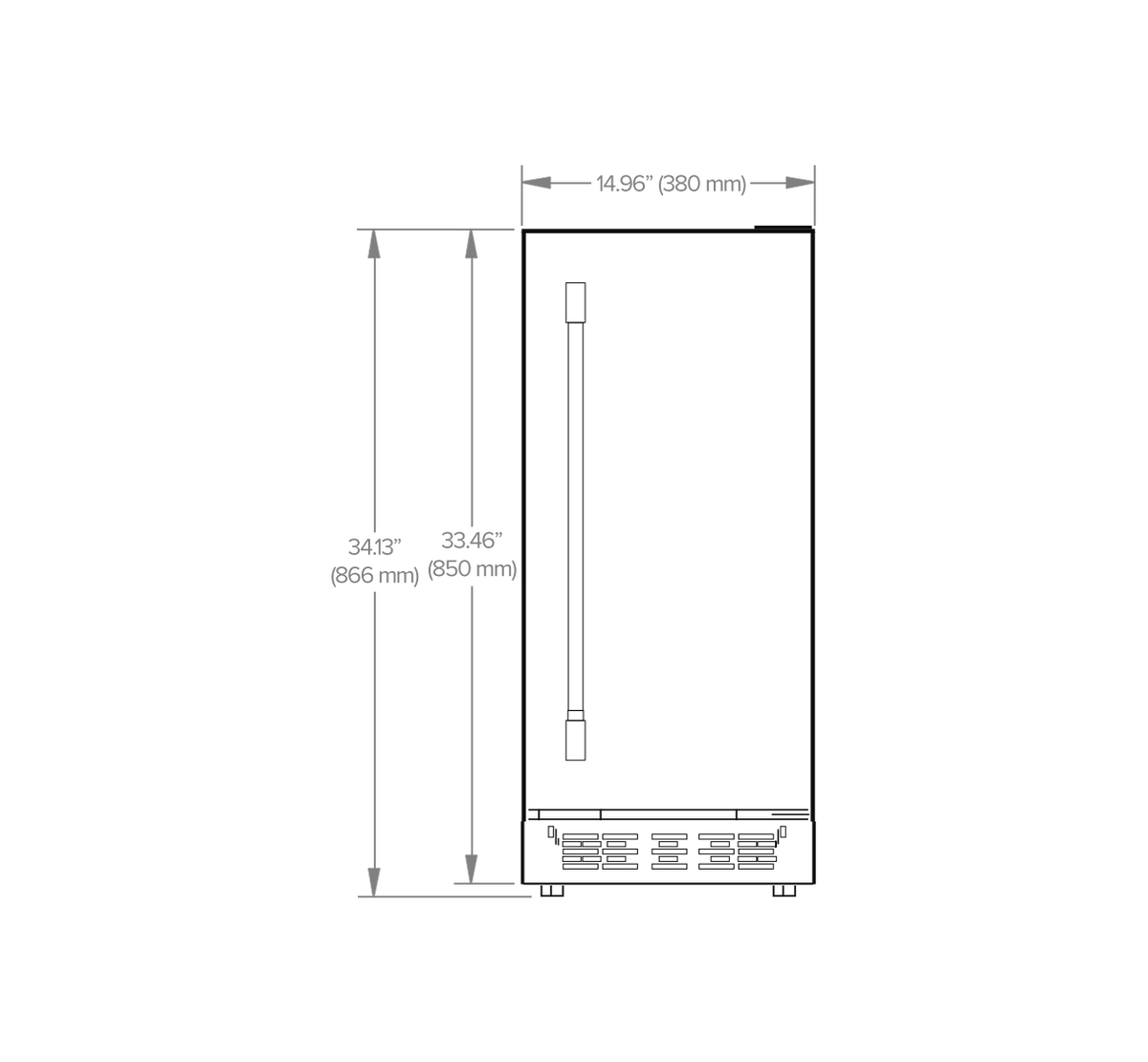 Summerset 15" 50 Lb. Outdoor Rated Ice Maker – view 16