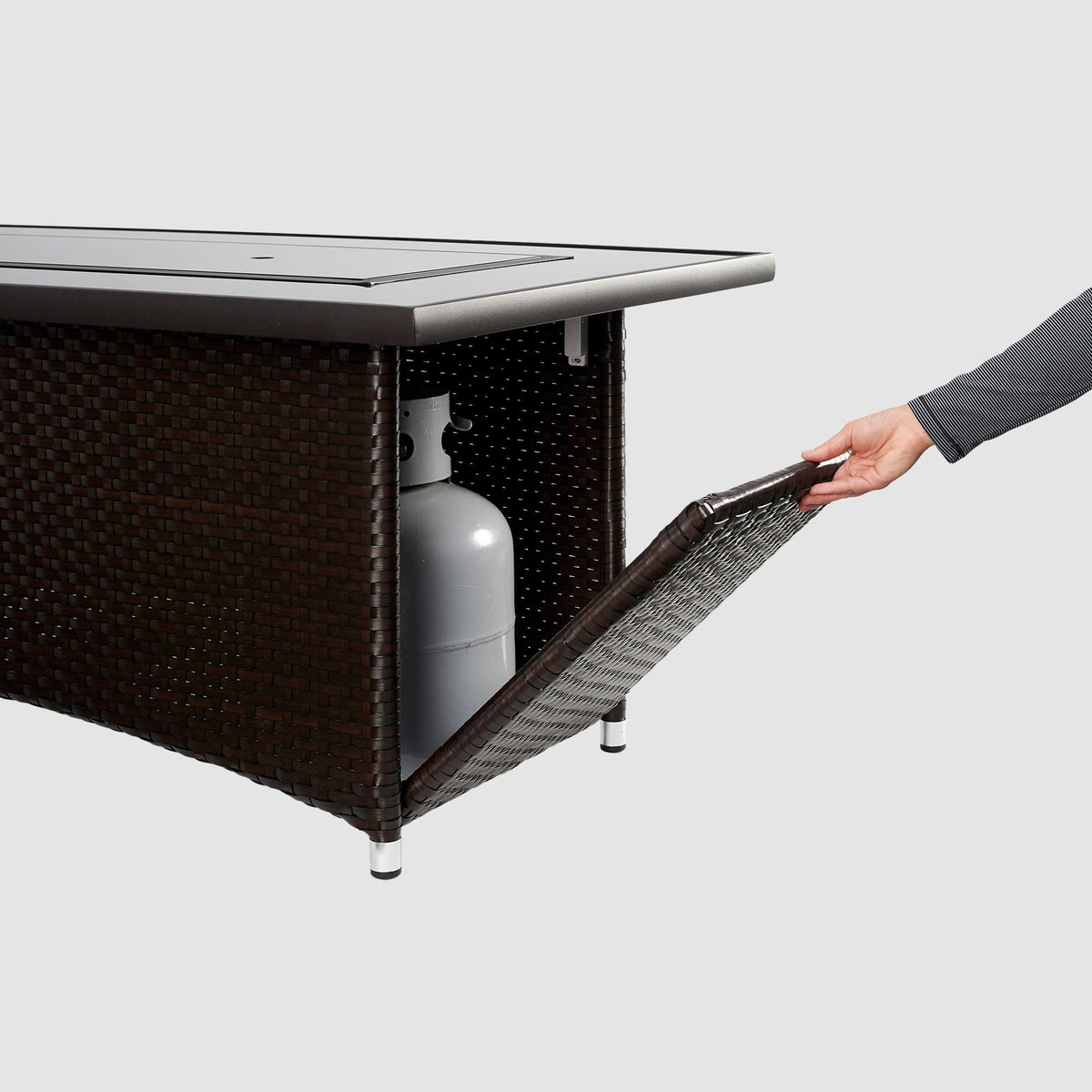 Outdoor GreatRoom Montego Linear Gas Fire Pit Table – view 4