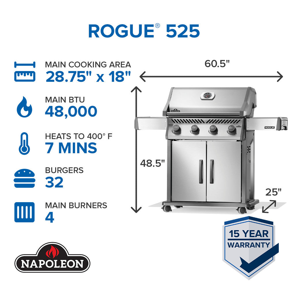 Napoleon Rogue 525 – view 3