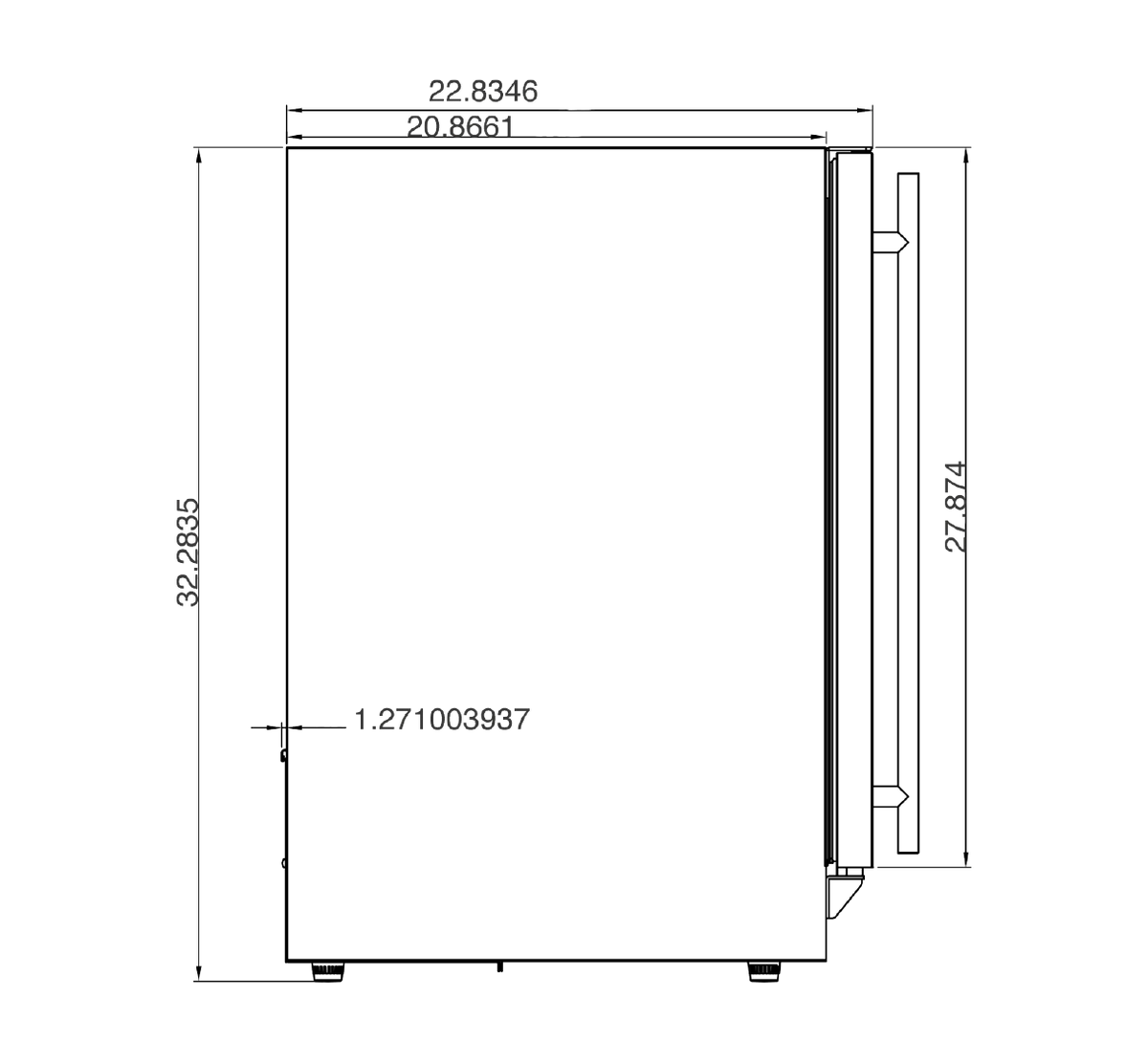 Summerset Outdoor Rated Single Zone Wine Cooler – view 39