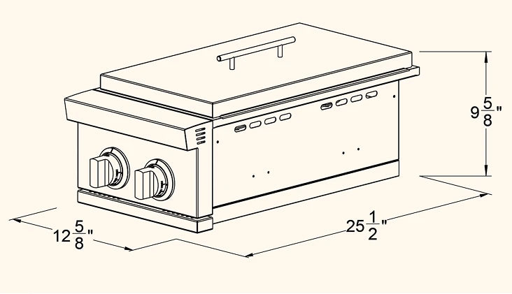 Summerset Double Side Burner – view 15