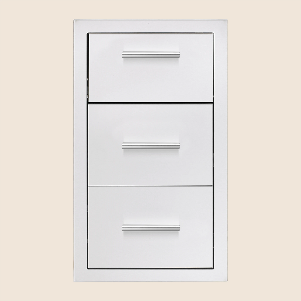 Summerset 17" Vertical 2-Drawer & Paper Towel Holder Combo w/ Masonry Frame – view 5