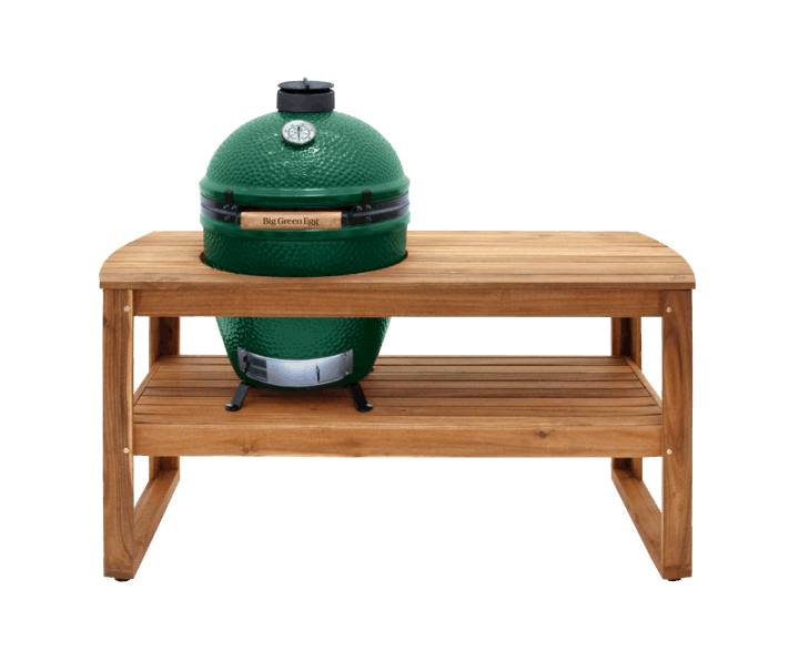 Big Green Egg Table - Solid Acacia Hardwood for Large EGG