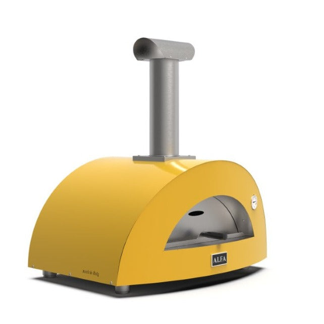 Alfa Moderno 2 Pizze Outdoor Wood Pizza Oven - Fire Yellow - FXMD-2P-LGIA - view 2