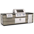 Fire Magic 790 Contemporary Grill Island With Refrigerator - ID790-SMR-115BA