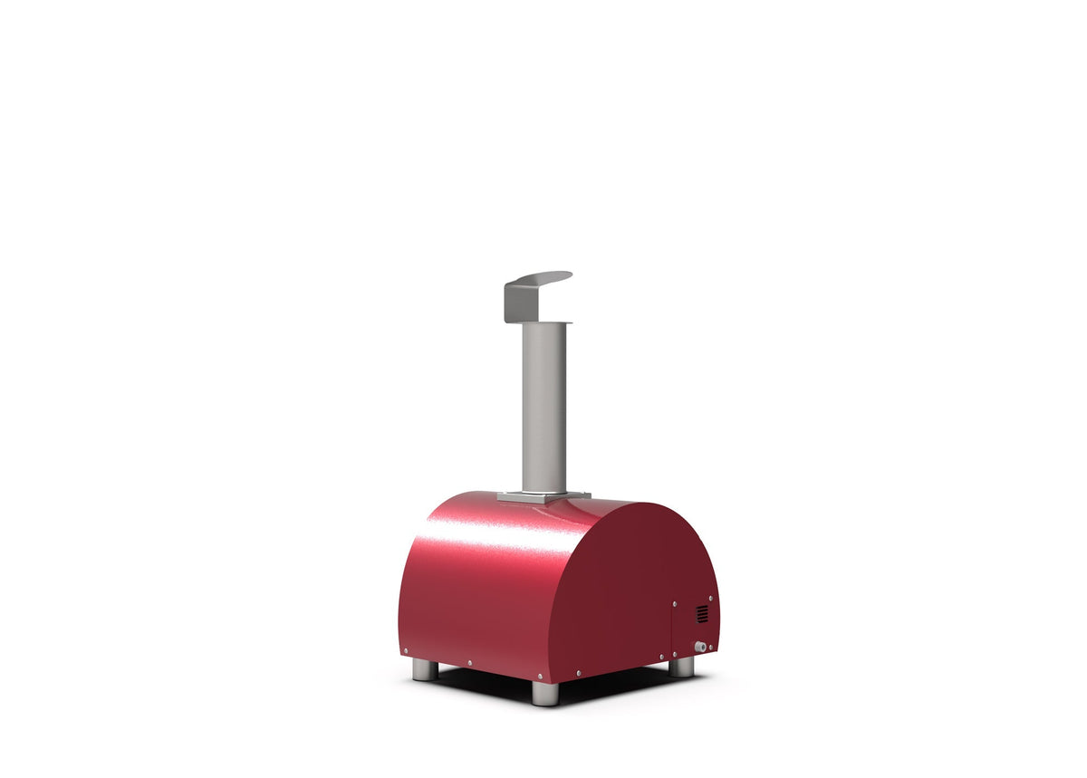Alfa Moderno Portable Propane Gas Fired Pizza Oven - Antique Red - view 13