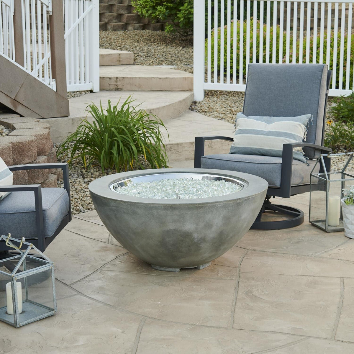 The Outdoor GreatRoom Company Cove 42-Inch Round Gas Fire Pit - CV-30 - view 2