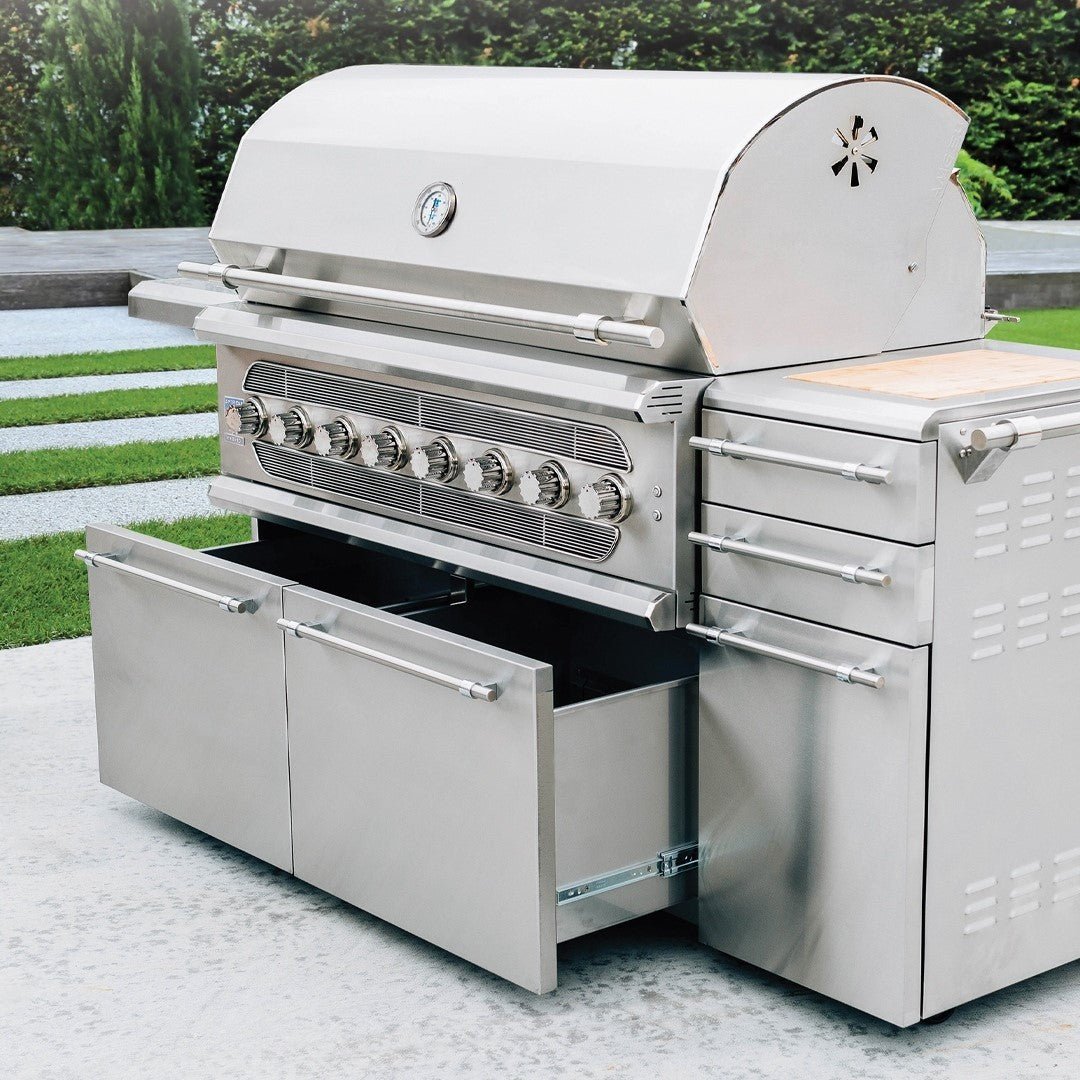 American Made Grills Muscle 54-Inch Freestanding Hybrid Grill - Natural Gas - MUSFS54-NG - view 2