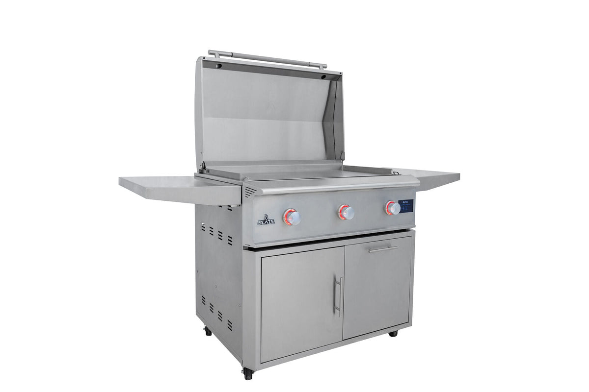 Blaze Premium LTE Pro 40-Inch Freestanding Gas Griddle With Lights - view 4
