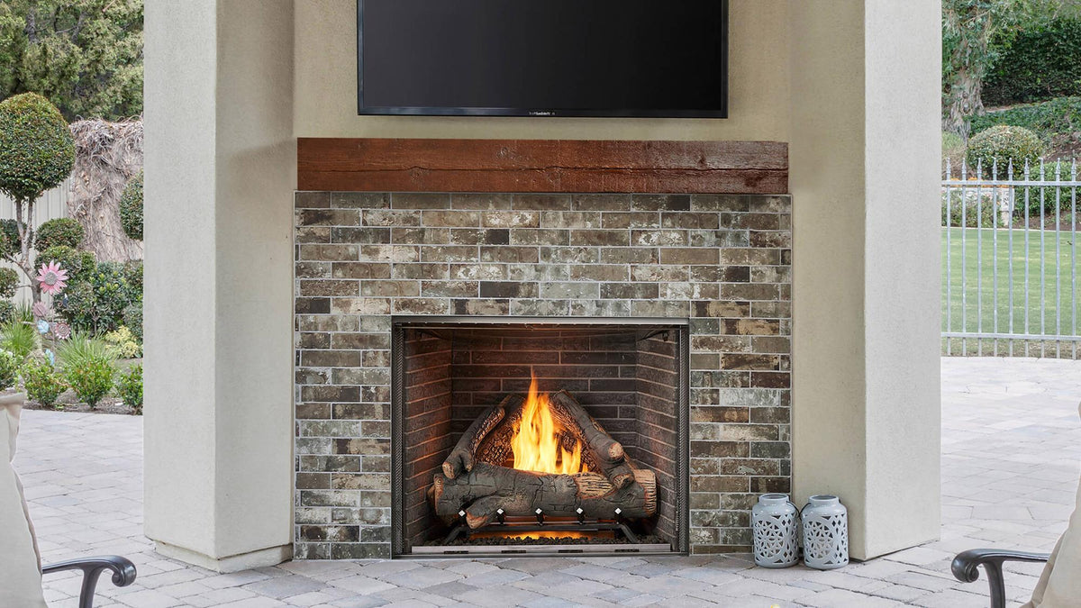 Outdoor Lifestyles Courtyard 36" Outdoor Gas Fireplace (ODCOUG-36NR / ODCOUG-36TS)