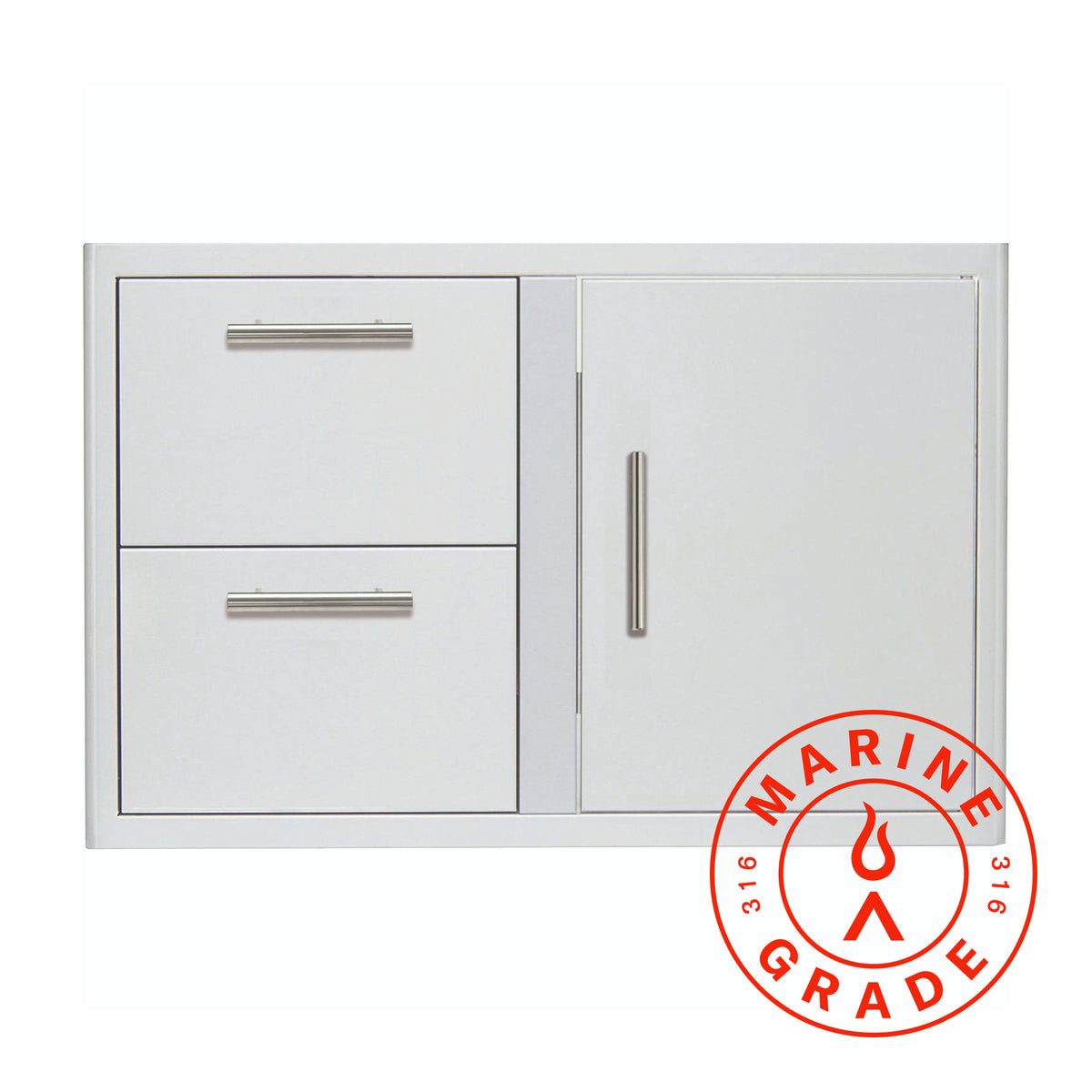 Blaze Marine Grade 32-Inch Access Door & Double Drawer Combo – view 11