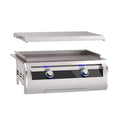 Fire Magic Echelon Diamond E660I 30 Inch Black Glass Built-In Gas Griddle