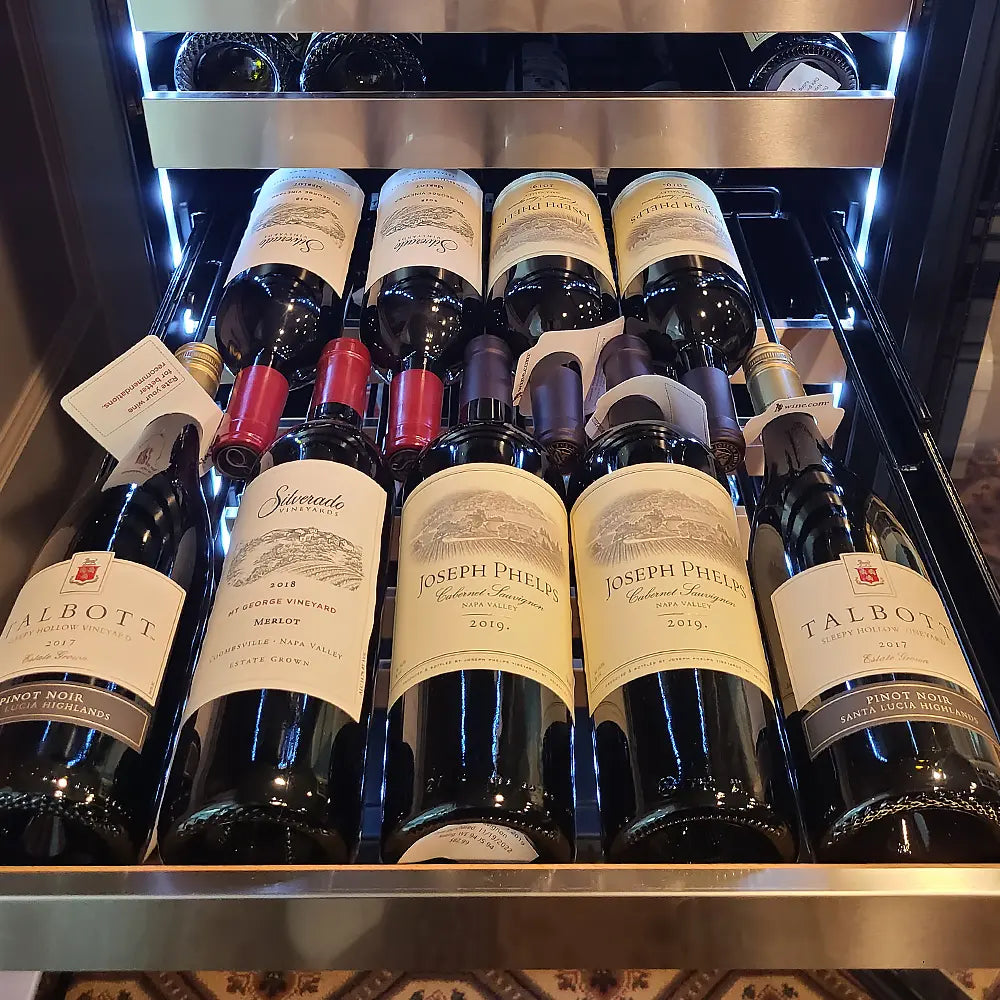 XO Appliance Tall Dual Zone Wine Cooler (XO-XOU2470WDZGS) – view 8