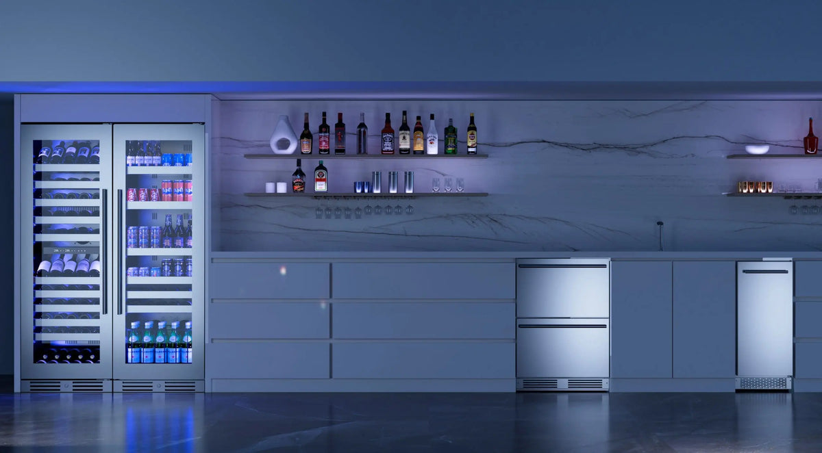 XO Appliance Tall Beverage Center (XO-XOU2470BCGS) – view 4