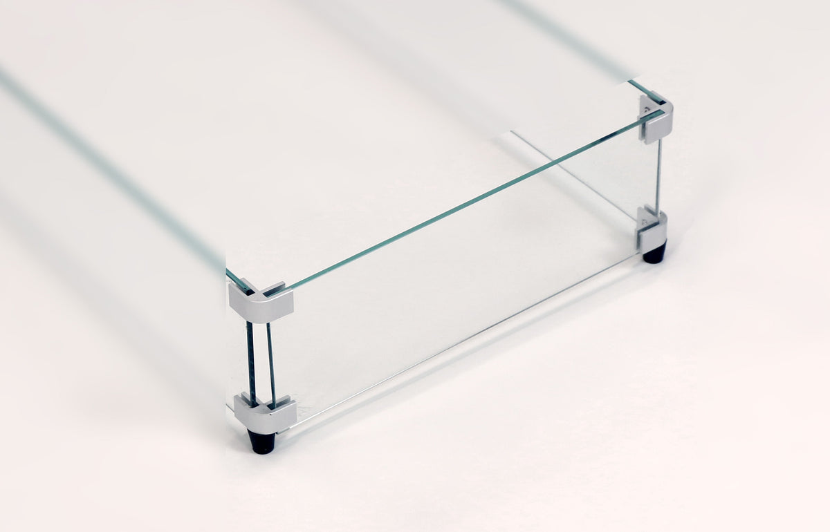 The Outdoor GreatRoom Glass Wind Guard Replacement Glass Panel - Square / Rectangular / Linear - view 2