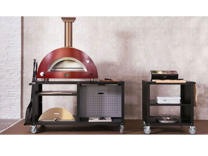Alfa Cooking Station 80 with Stainless Steel Countertop - view 2