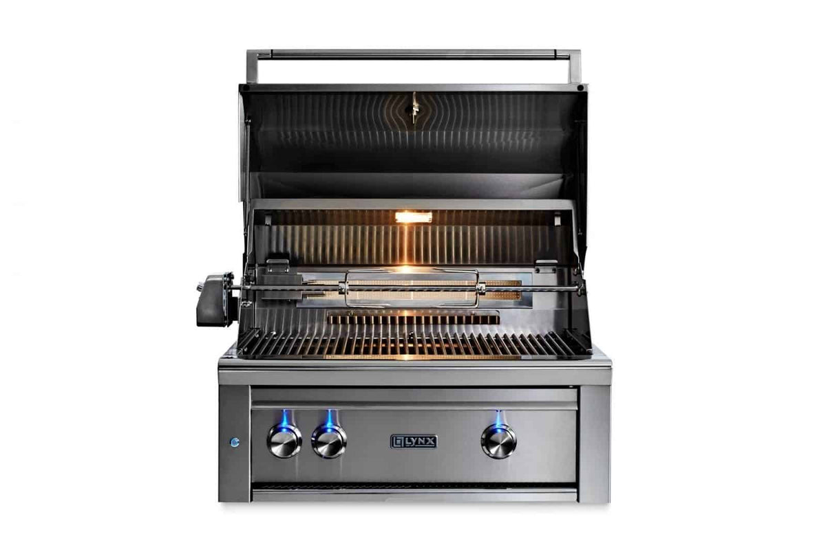 Lynx | Professional 30" Built-In All Infrared Trident Grill & Rotisserie - view 2